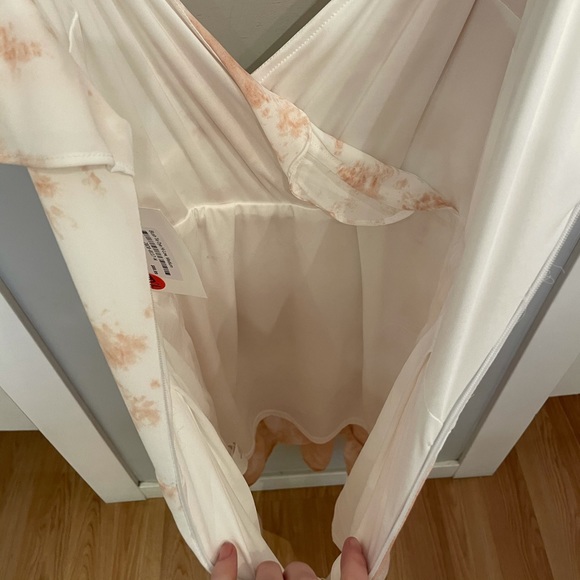 Dex Blush Tie-Dye Hi-Low Dress - Picture 5 of 6